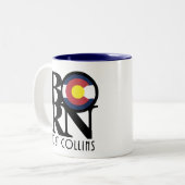 フォート生まれコリンズコロラド11oz ツートーンマグカップ (正面左)