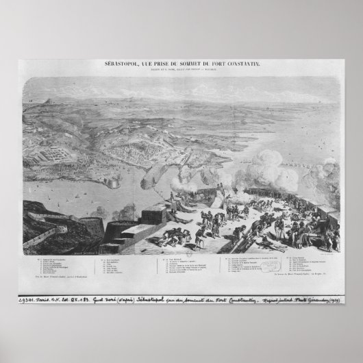 フォート・コンスタンタンのセバストポリ ポスター (正面)