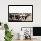 フォート・リチャードソンのコネチカット重砲1号 ポスター (ホームオフィス)