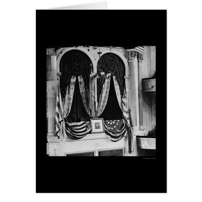 フォードの劇場1865年のリンカーンの箱 (正面)