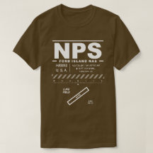 フォードアイランドNAS海軍航空基地NPS Tシャツ