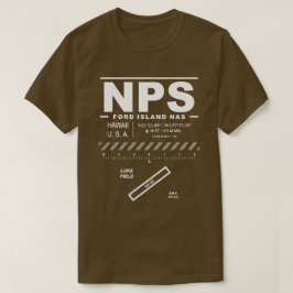 フォードアイランドNAS海軍航空基地NPS Tシャツ