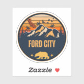 フォードシティ カリフォルニア シール (シート)