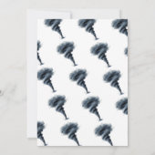 フォーナドツイスタートルナドブルーグランジ誕生日 招待状 (裏面)