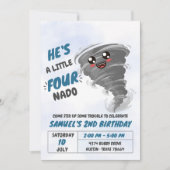 フォーナドトルナド4回目の誕生日パーティー 招待状 (正面)