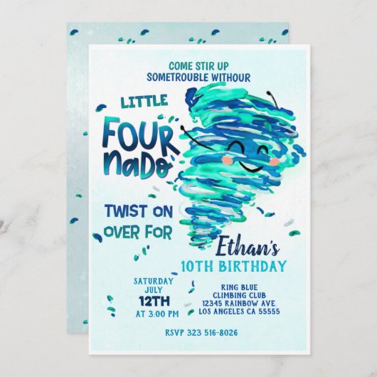 フォーナド 招待状 (正面/裏面)