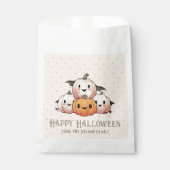 フォーハッピーパンプキンこうもりイエローハッピーハローウィン フェイバーバッグ (正面)