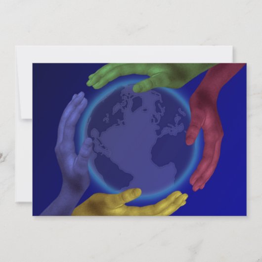 フォーハンズオンアース招待状 招待状 (正面)