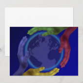 フォーハンズオンアース招待状 招待状 (正面/裏面)