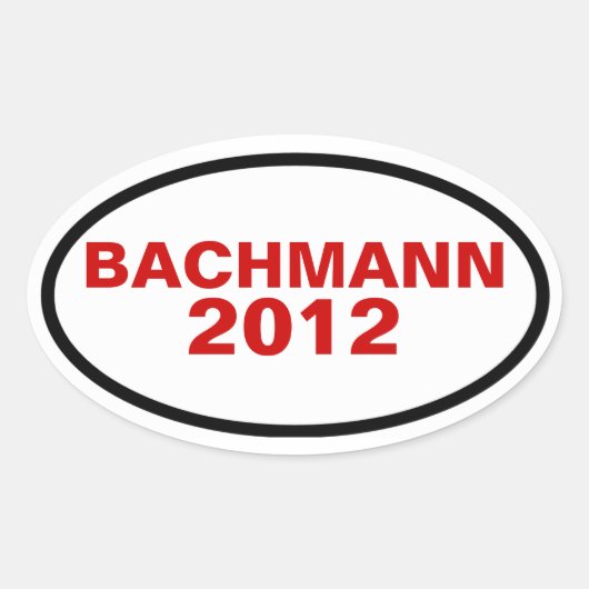 フォーバックマン2012 楕円形シール (正面)