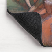 フォーバレリーナonステージ(バレエ) (by Edgar Degas) マウスパッド (コーナー)