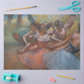 フォーバレリーナonステージ（バレエ） (by Edgar Degas) 薄葉紙 (クラフト)