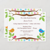 フォーバーズフローラベビーシャワー招待状 招待状 (正面/裏面)