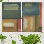 フォーパネル絵画ズバイジェニファー・ゴルdberger キッチンタオル (折り畳み)