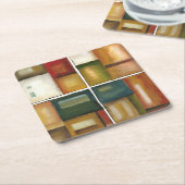 フォーパネル絵画ズバイジェニファー・ゴルdberger スクエアペーパーコースター (アングル)