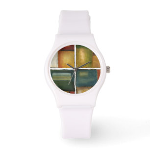 フォーパネル絵画ズバイジェニファー・ゴルdberger 腕時計