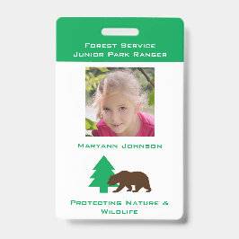 フォーパークレンジャーバ子供へッパーソナライズされたジ バッジ