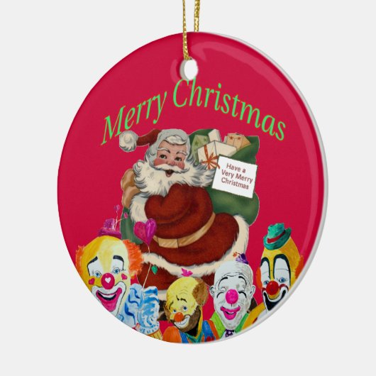 フォーピエロサンタクリスマスオーナメント セラミックオーナメント (左)