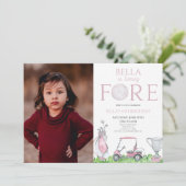 フォーピンクゴルフ写真第4回バースデーパーティー 招待状 (スタンド正面)