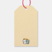 フォーフリ実在ー・フレンズ | かわいい猫とドッグデュオ ギフトタグ (裏面)