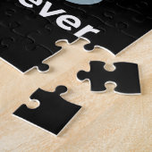 フォーフリ実在ー・フレンズ | かわいい猫とドッグデュオ ジグソーパズル (側面)