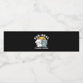 フォーフリ実在ー・フレンズ | かわいい猫とドッグデュオ ペットボトルラベル (シングルラベル)