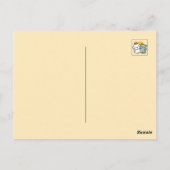 フォーフリ実在ー・フレンズ | かわいい猫とドッグデュオ ポストカード (裏面)