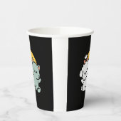 フォーフリ実在ー・フレンズ | かわいい猫とドッグデュオ 紙コップ (左)