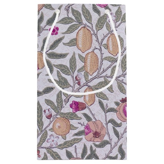 フォーフルーツウィリアムモリススモール抱き枕 スモールペーパーバッグ (裏面)