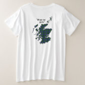 フォーブスクランウィメンズプラスサイズラグランTシャツ プラスサイズTシャツ (デザイン裏面)