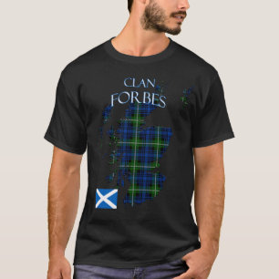 フォーブスコティッシュクランタータンチェックスコットランド Tシャツ