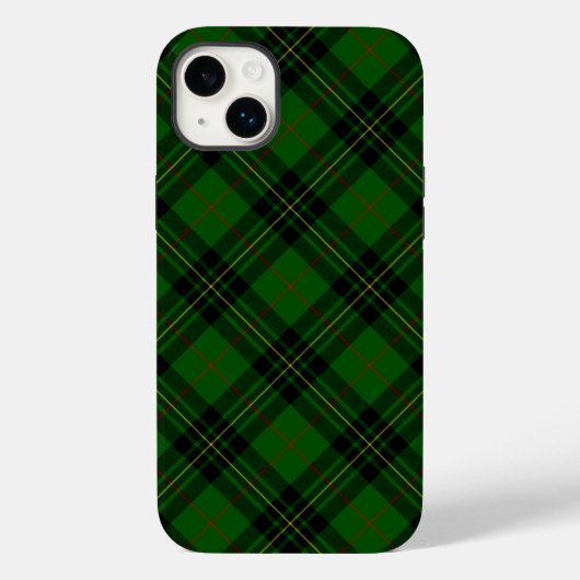フォーブスタータンチェックグリーンブラックプレイド Case-Mate iPhoneケース (裏面)