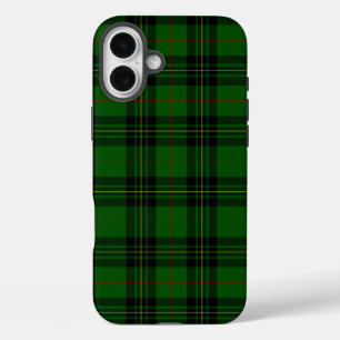 フォーブスタータンチェックグリーンブラックプレイド iPhone 16 PLUSケース