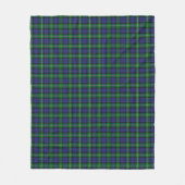 フォーブス・プレイド フリースブランケット (正面)