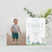 フォーブルーゴルフ写真4th第4バースデーパーティー 招待状 (スタンド正面)