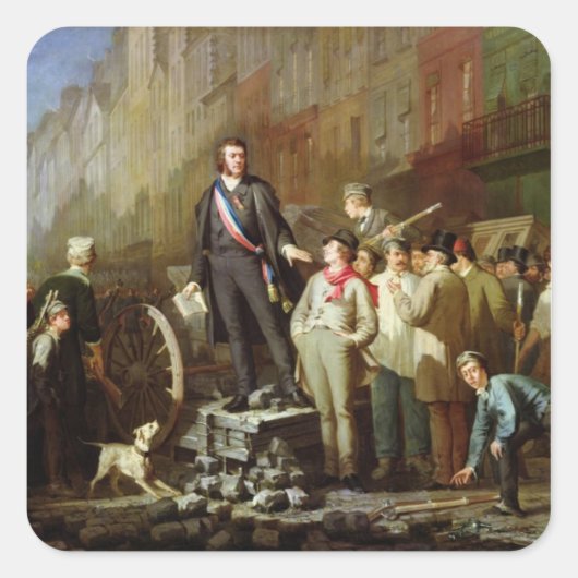 フォーブールのバリケードのボーディン スクエアシール (正面)