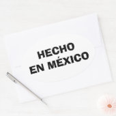 フォーヘーホーエンメキシコ 楕円形シール (封筒)