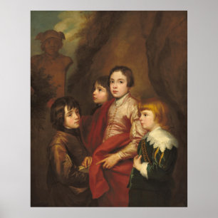 フォーボーイズ – Anthony van Dyckファインアートポスター ポスター