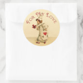 フォーマイラブヴィンテージバレンタインピエロ ラウンドシール (バッグ)