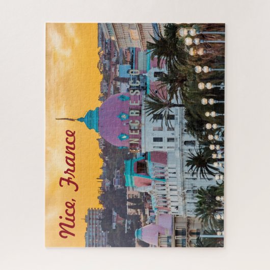 フォーマスラグジュアリーホテルネグレスコインニースフランス ジグソーパズル (縦)