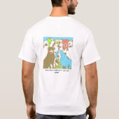 フォーマット犬問題 Tシャツ (裏面)