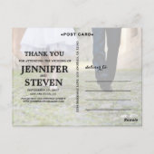 フォーマルありがとう | THANK 結婚 YOU POST CARD ポストカード (裏面)