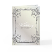 フォーマルでエレガントな渦巻の真珠の白いヴィンテージの結婚