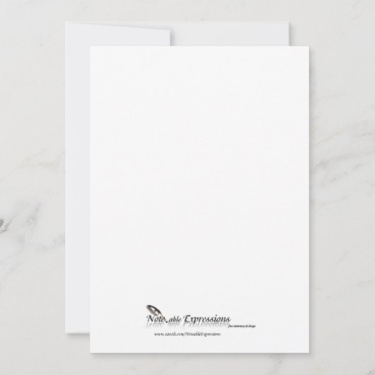 フォーマルで赤いリボンのハートのバレンタインのパーティの招待状 招待状 (裏面)