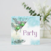 フォーマルなエレガントなビジネス開始 招待状 (スタンド正面)