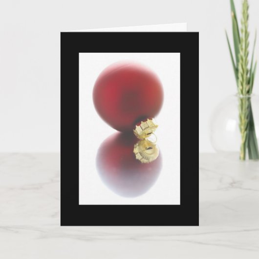 フォーマルなクリスマスカードのフォーマルな休日カード シーズンカード (正面)