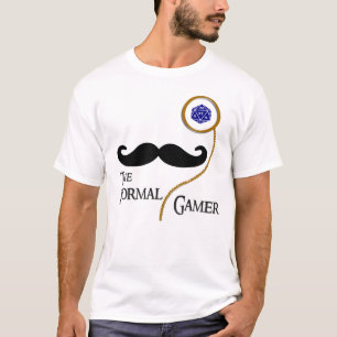 フォーマルなゲーマーの人のTシャツ Tシャツ
