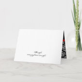 フォーマルなダマスク織のパーティーの"すべての行事"のカスタム 招待状 (裏面)