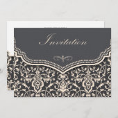 フォーマルな招待状 招待状 (正面/裏面)