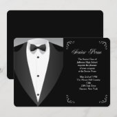 フォーマルな機会　プロムの招待状 招待状 (正面/裏面)